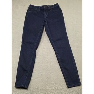 Mossimo Denim Women High Rise Jegging Ultra Stretch Dark‎ Wash Size 4 27R